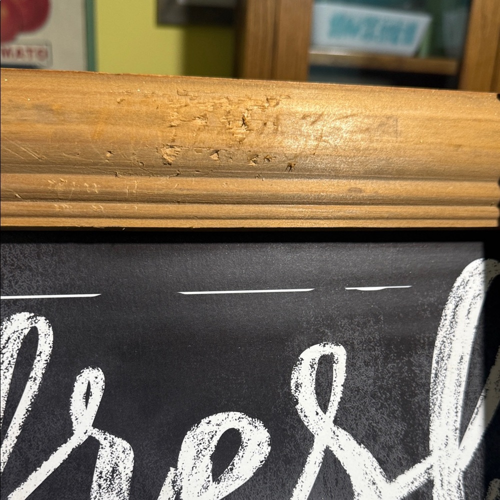 Flash sale💥🔥Farmhouse kitchen Fresh Market Organic Chalkboard Sign wall decor - Picture 3 of 6